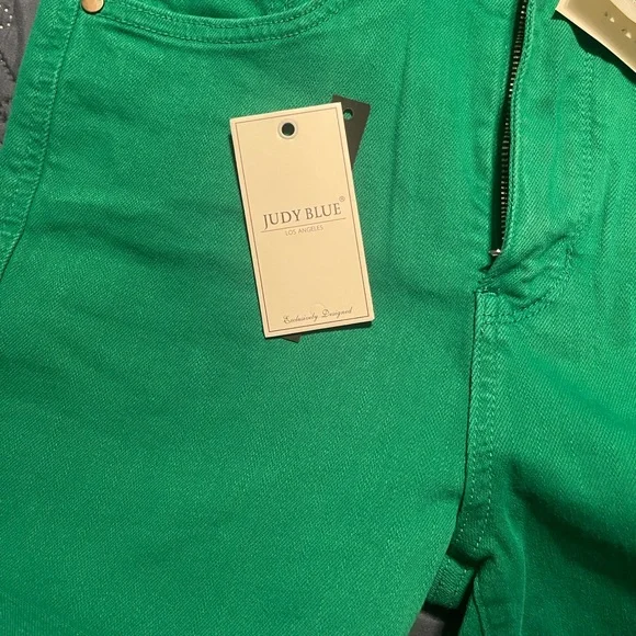 Judy Blue Green Jean Shorts - Picture 3 of 4